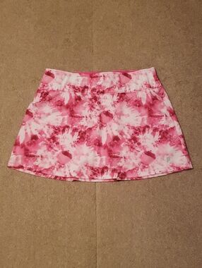 Prince Women's Pink Tie Dye Print Tennis Skirt